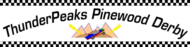 ThunderPeaks Pinewood Derby